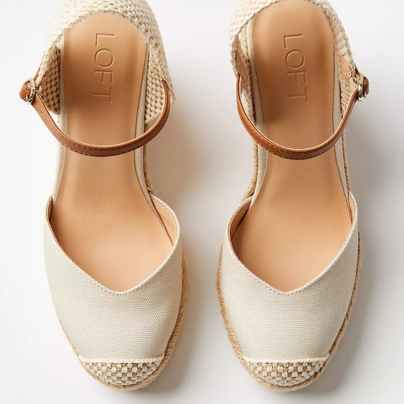 NWT LOFT Espadrille Wedges - Picture 2 of 2